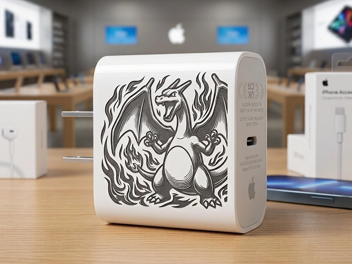Adaptador USB-C 20W · Grabado
